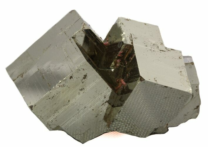 Cubic Pyrite Cluster With Quartz Crystals - Peru #46094